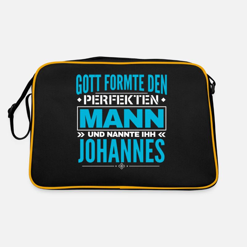 Johannes Name Design Retro Tasche