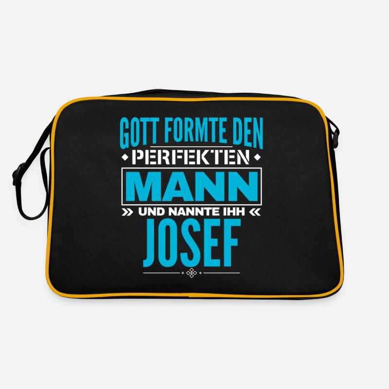 Josef Name Design Retro Tasche