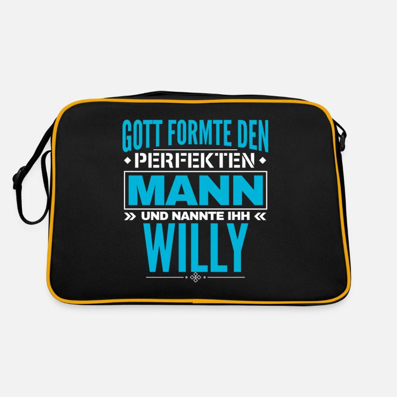 Willy Name Design Retro Tasche