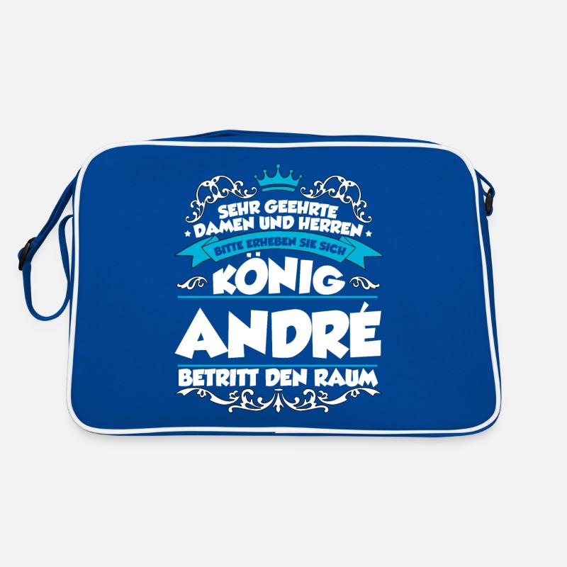 André Name Design Retro Tasche