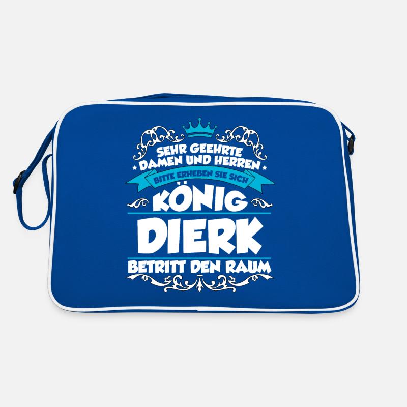 Dierk Name Design Retro Tasche