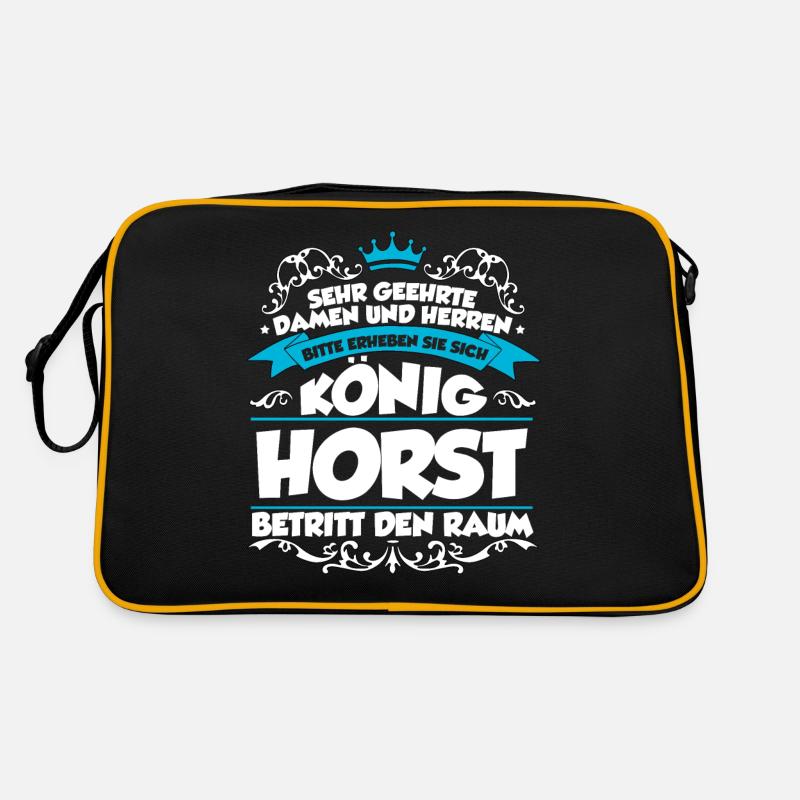 Horst Name Design Retro Tasche