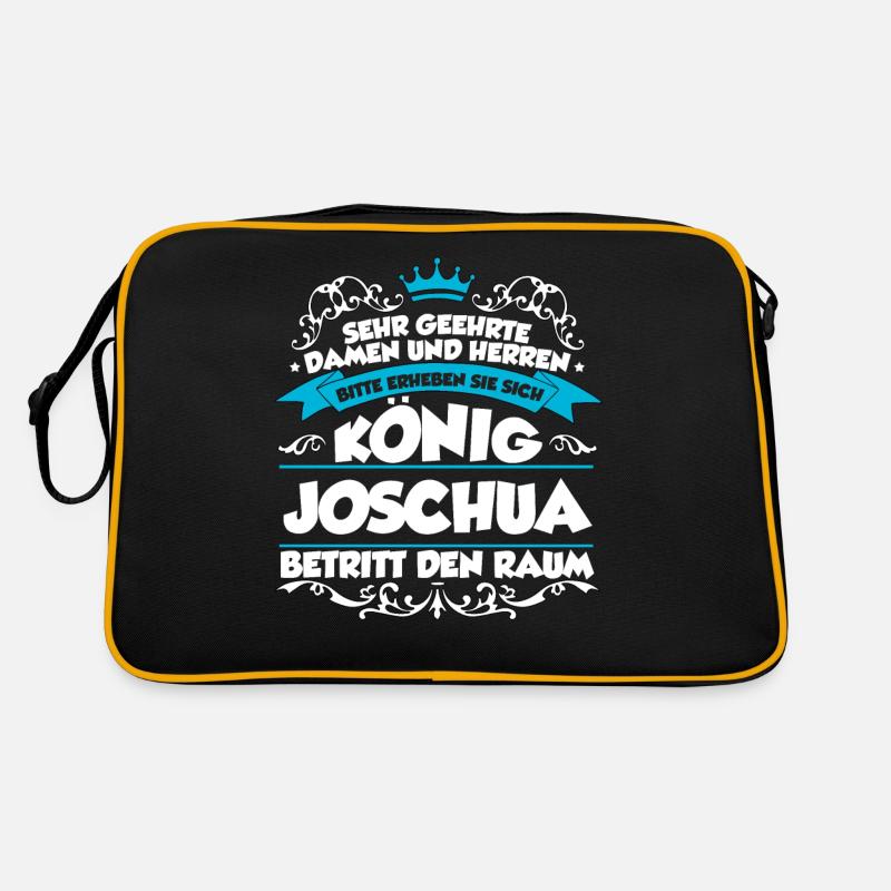 Joschua Name Design Retro Tasche