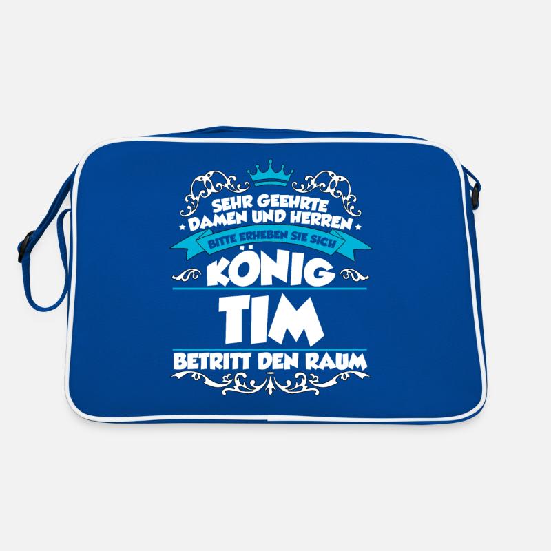 Tim Name Design Retro Tasche