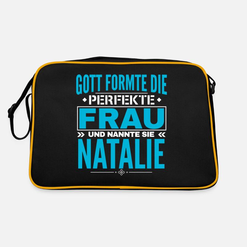Natalie Name Design Retro Tasche