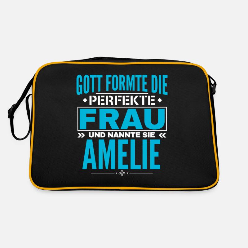 Amelie Name Design Retro Tasche