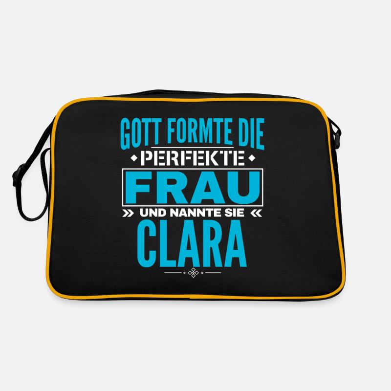 Clara Name Design Retro Tasche