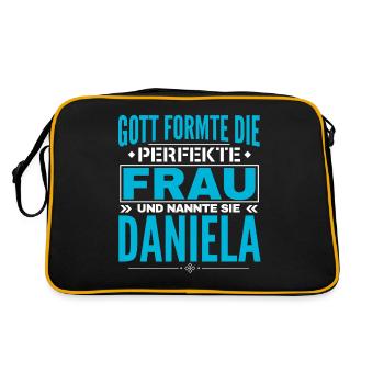 Daniela Name Design - Retro Bag - black/gold - Back