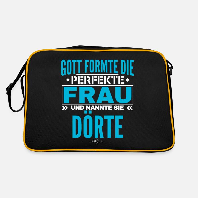 Dörte Name Design Retro Tasche