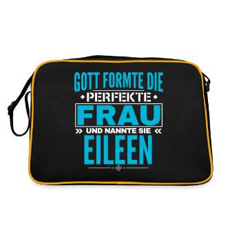 Eileen Name Design - Retro Bag - black/gold - Back