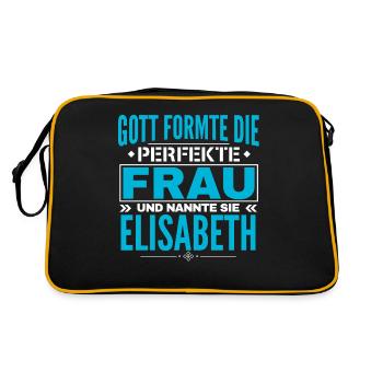 Elisabeth Nom Design - Sac Retro - noir/or - Dos