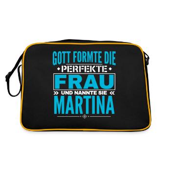 Martina Nom Design - Sac Retro - noir/or - Dos