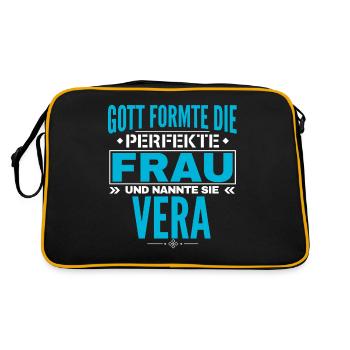 Conception du nom Vera - Sac Retro - noir/or - Dos