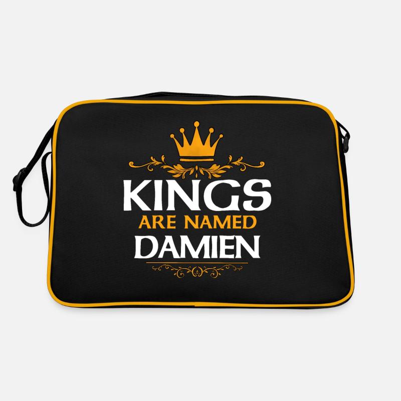 Damien - Retro Bag - black/gold