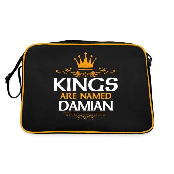Damian - Retro Bag - black/gold - Back