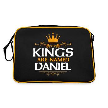 Daniel - Retro Bag - black/gold - Back