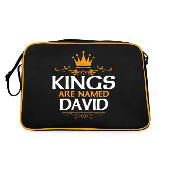 David - Retro Bag - black/gold - Back