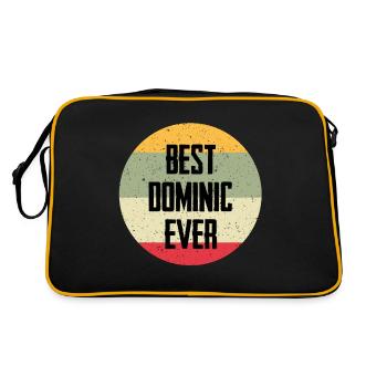 Best Dominic Ever - Retro Bag - black/gold - Back