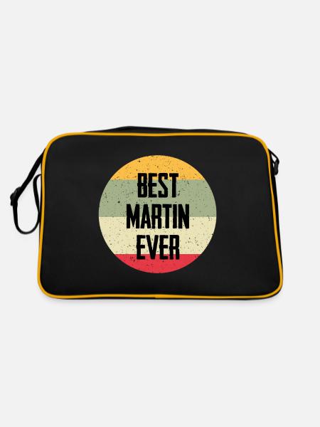 Le meilleur Martin de tous les temps - Sac Retro - noir/or - Dos