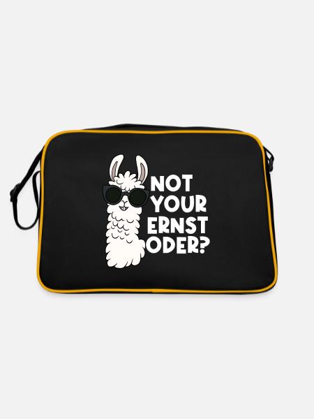 pas votre sérieux ou - Sac Retro - noir/or - Dos