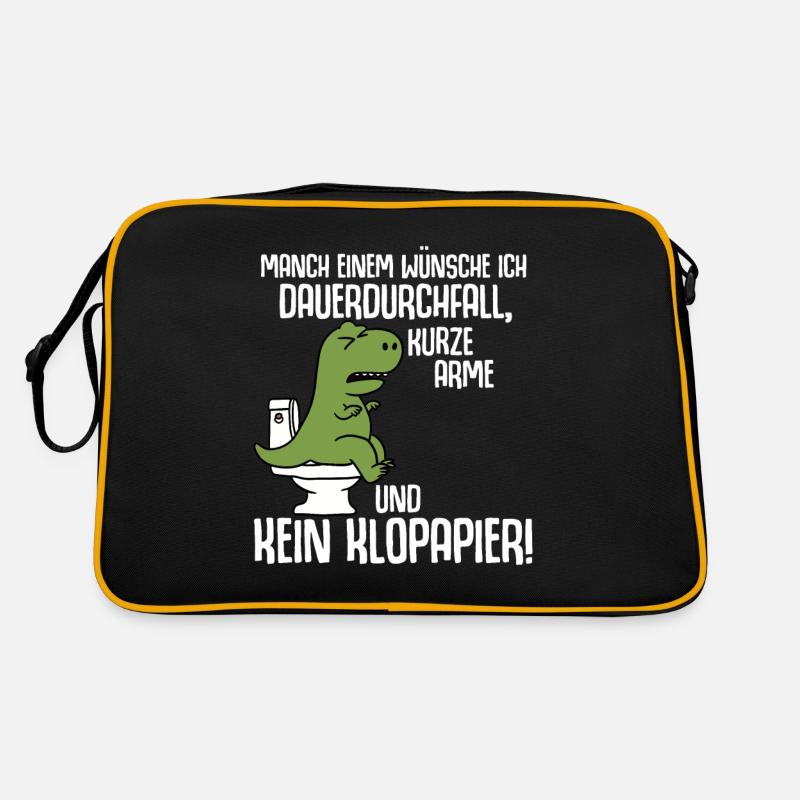 À certains, je souhaite une diarrhée permanente Sac Retro