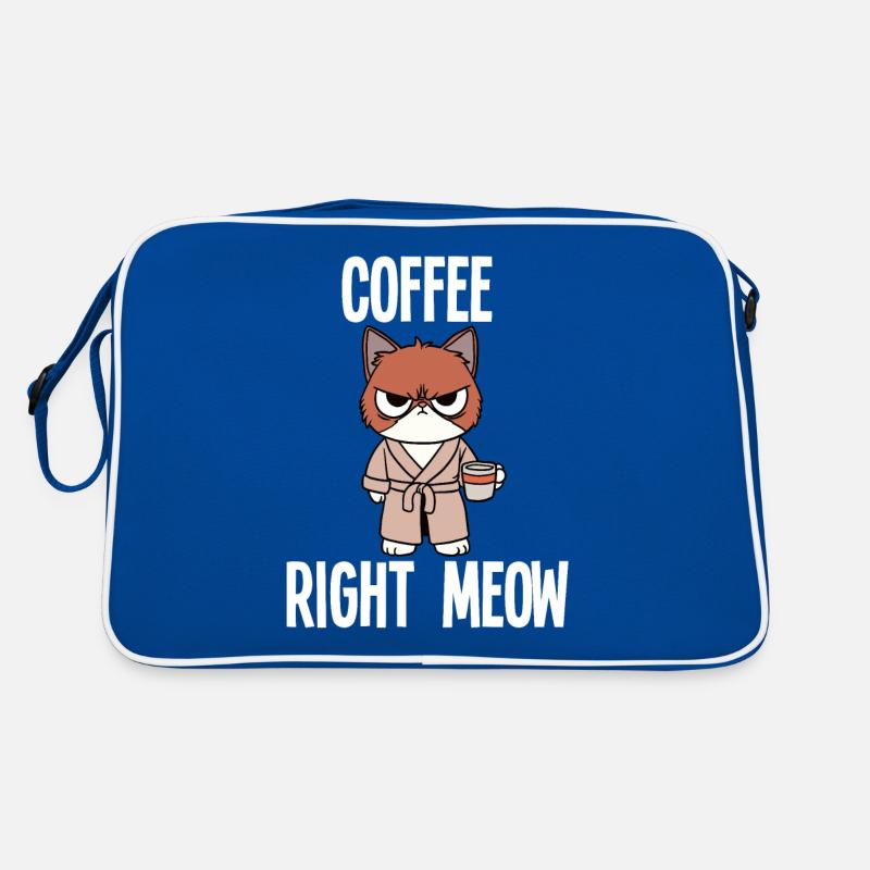 Café Miaou droit Sac Retro