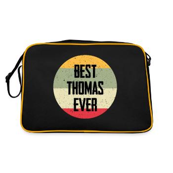 Best Thomas Ever - Retro Bag - black/gold - Back