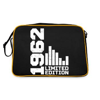 Vintage, 1962, Cadeau d’anniversaire, 1962, Année 1962 - Sac Retro - noir/or - Dos
