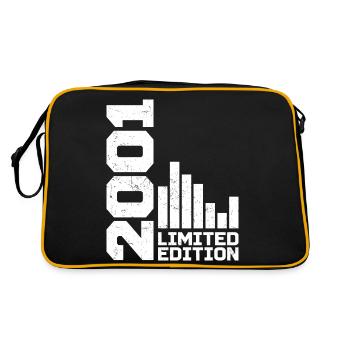 Millésime 2001 Cadeau d’anniversaire 2001 Année 2001 - Sac Retro - noir/or - Dos