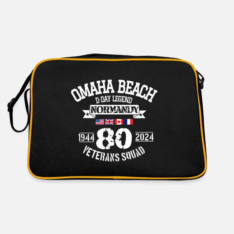 D DAY Omaha 80th anniversary Retro Bag