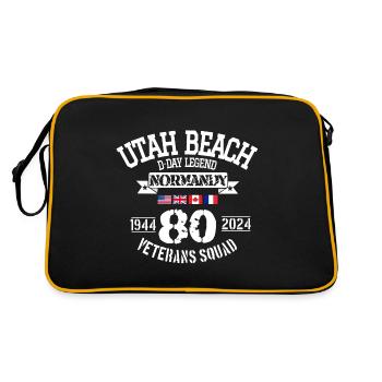 D DAY Utah 80th anniversary - Sac Retro - noir/or - Dos