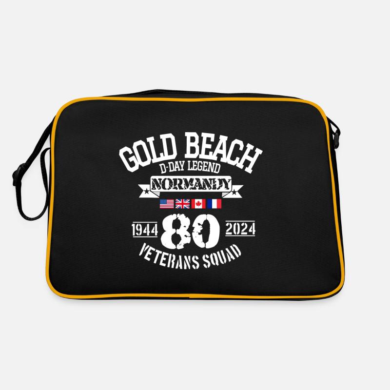 D DAY Gold 80th anniversary Sac Retro
