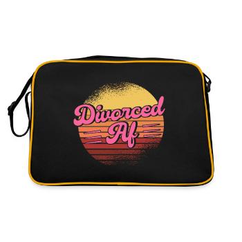 Divorce Divorcé Divorcé Cadeau - Sac Retro - noir/or - Dos