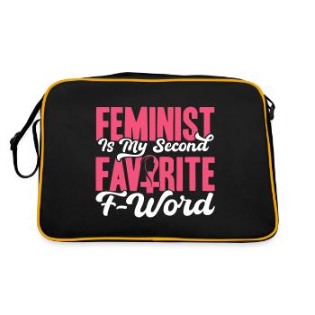 Gender equality Gender equality - Retro Bag - black/gold - Back