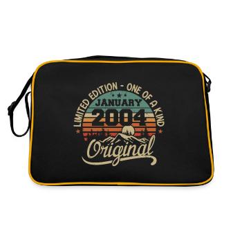 January 2004 I Birthdays Born In January 2004 - Retro Bag - black/gold - Back