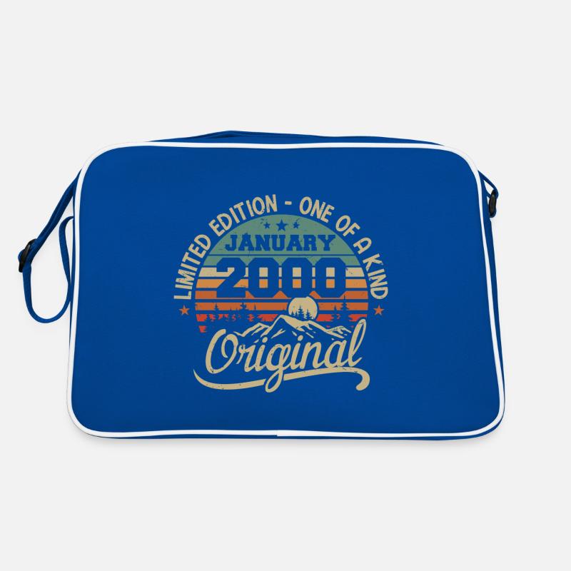 January 2000 I Birthdays Born In January 2000 Retro Bag