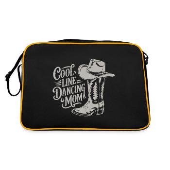 Line Dance Mom Line Dance Mom Cadeau - Sac Retro - noir/or - Dos