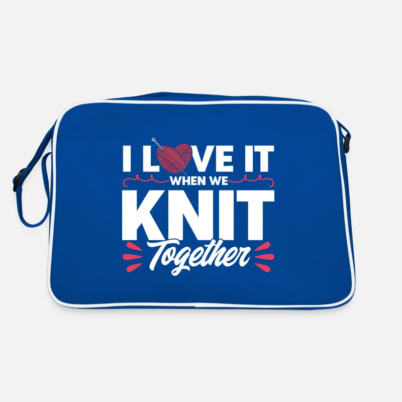 Knitting Lovers Yarn Knitting Knitting Gift Retro Bag