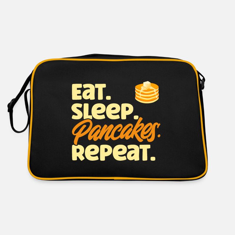 Pancakes Breakfast pancakes Fluffiger Flachk Retro Bag