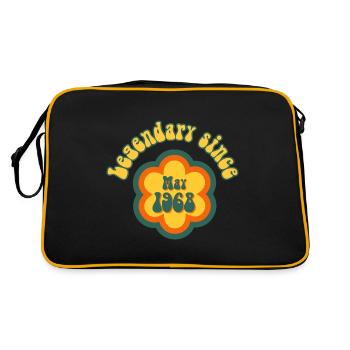 Legendary since May 1968 Birthday Retro - Retro Bag - black/gold - Back