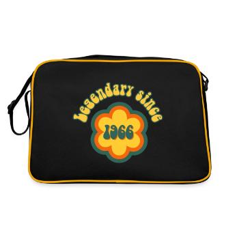 Legendary since 1966 Birthday Retro - Retro Bag - black/gold - Back