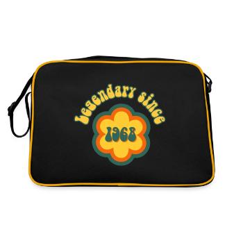 Legendary since 1968 Birthday Retro - Retro Bag - black/gold - Back