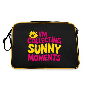 Moments d’été ensoleillés Vibrations Soleil d’été - Sac Retro - noir/or - Dos