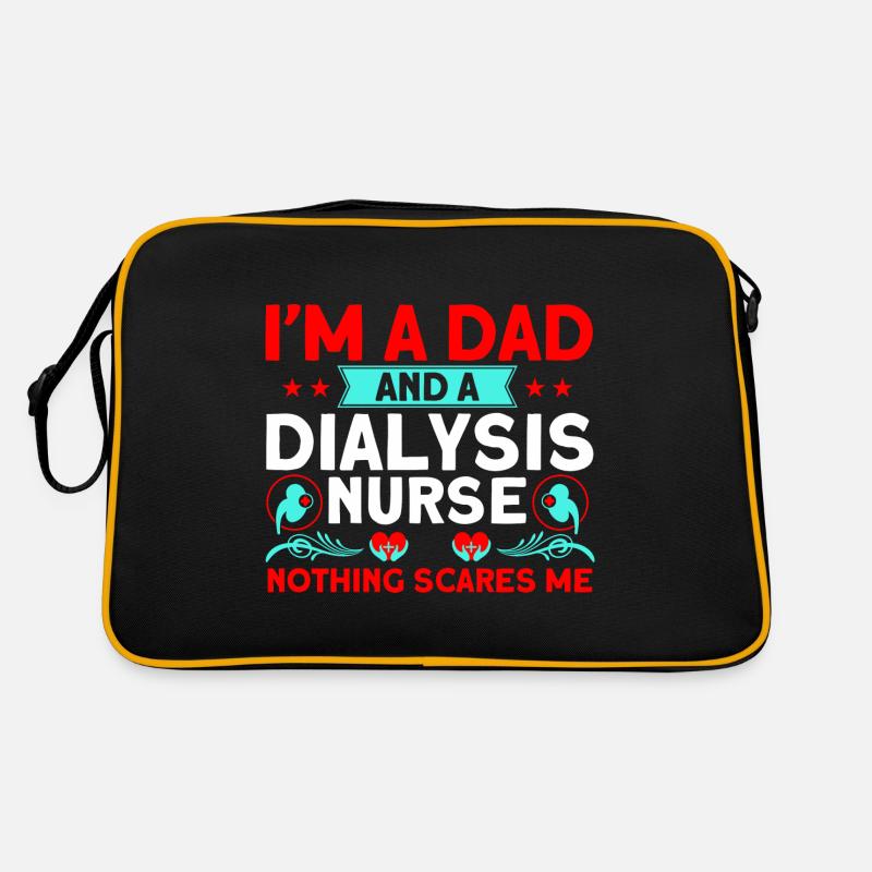 Dialyse Krankenpflege Dialyse Behandlung Geschenk Retro Tasche