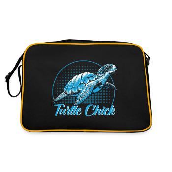 Amoureux des tortues Tortues de mer Shieldkr - Sac Retro - noir/or - Dos