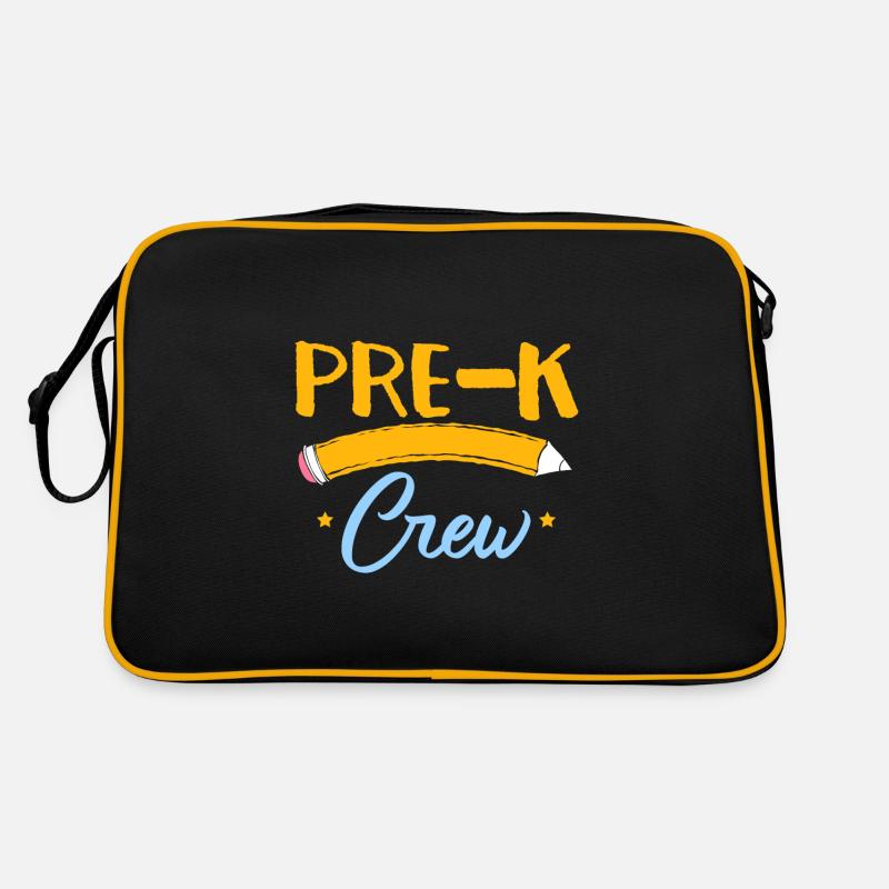 Pre-K Crew Vorschul-Lehrer Geschenk Retro Tasche
