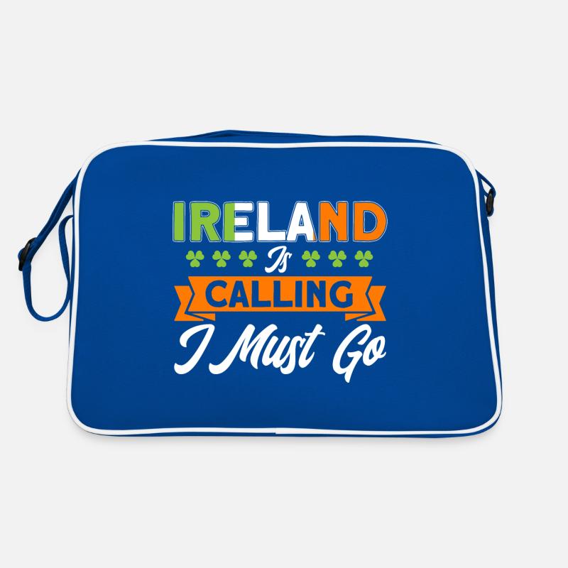 Drapeau irlandais Irlande Irlande Cadeau de Noël Sac Retro
