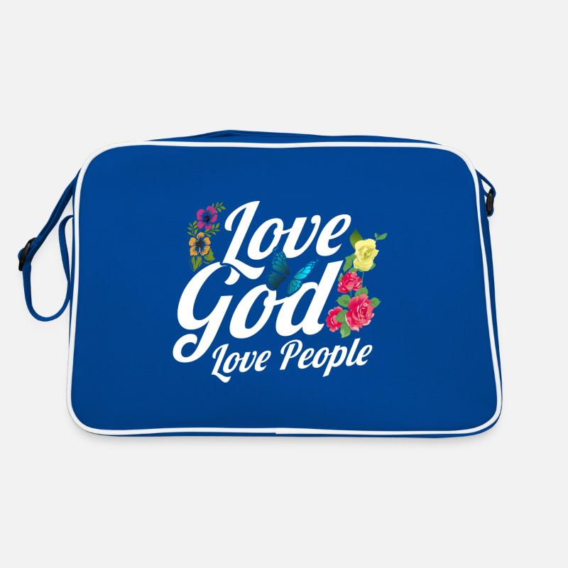 Jésus Dieu verset biblique don inspirant Sac Retro