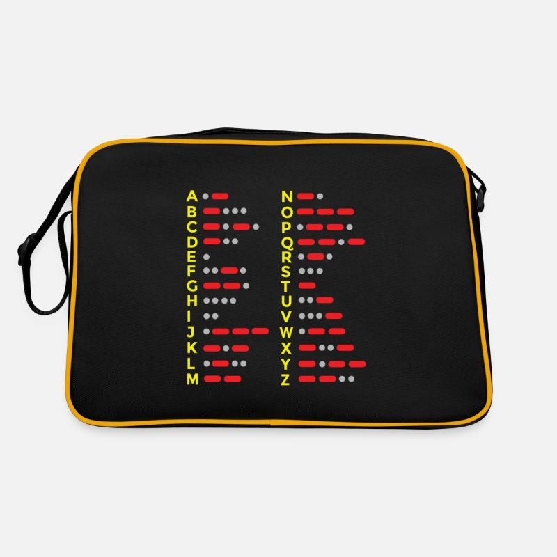 Morse Alphabet Retro Bag