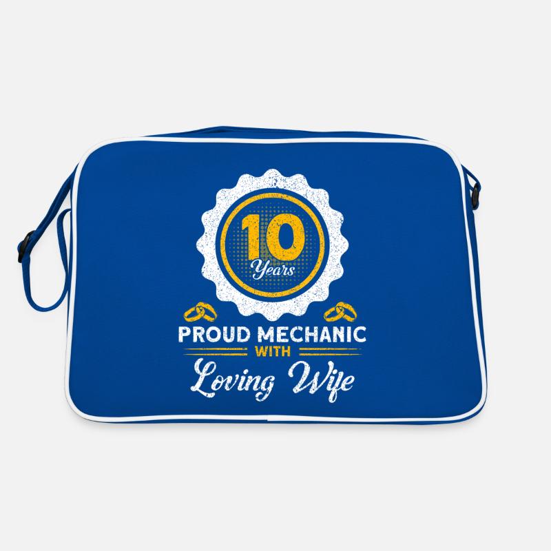 Rosenhochzeit 10 Jahre Ehe Geschenk Retro Tasche
